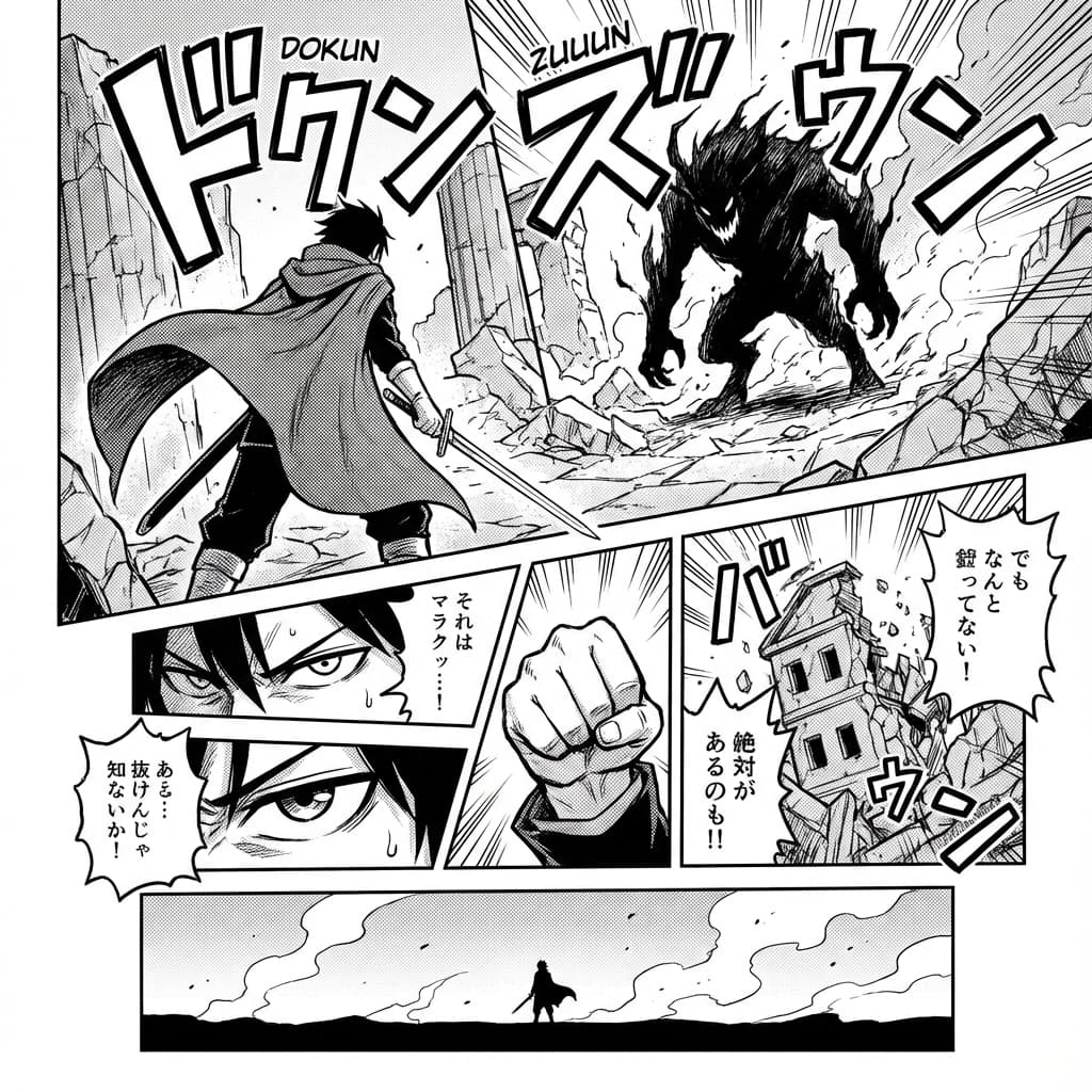 執筆・作画スタジオ画面